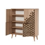 Hanah Home Multilux-124 Armario Multiusos Roble Sonoma